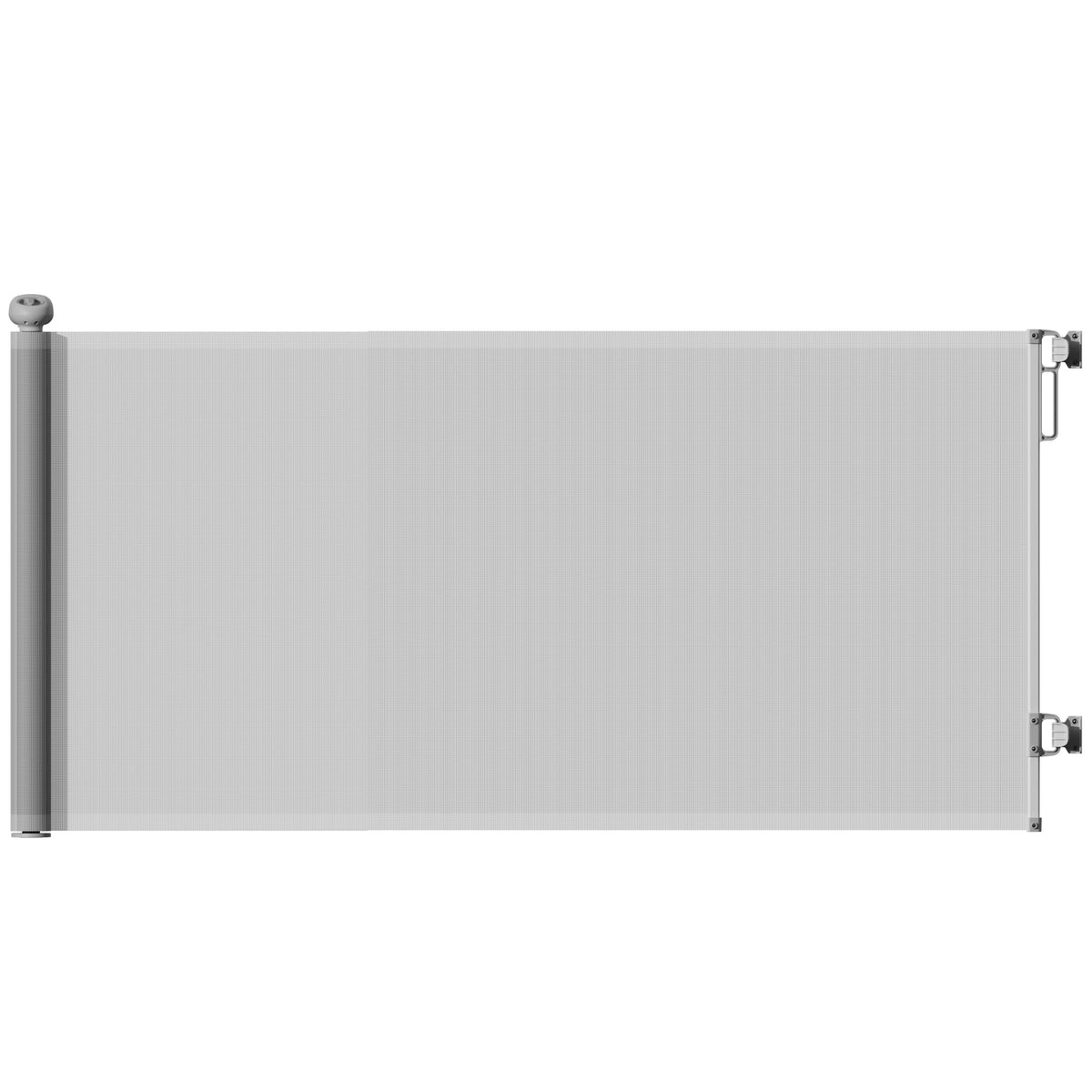 Retractable Dog Gate for Doorways & Hallways – Grey, Up to 180cm