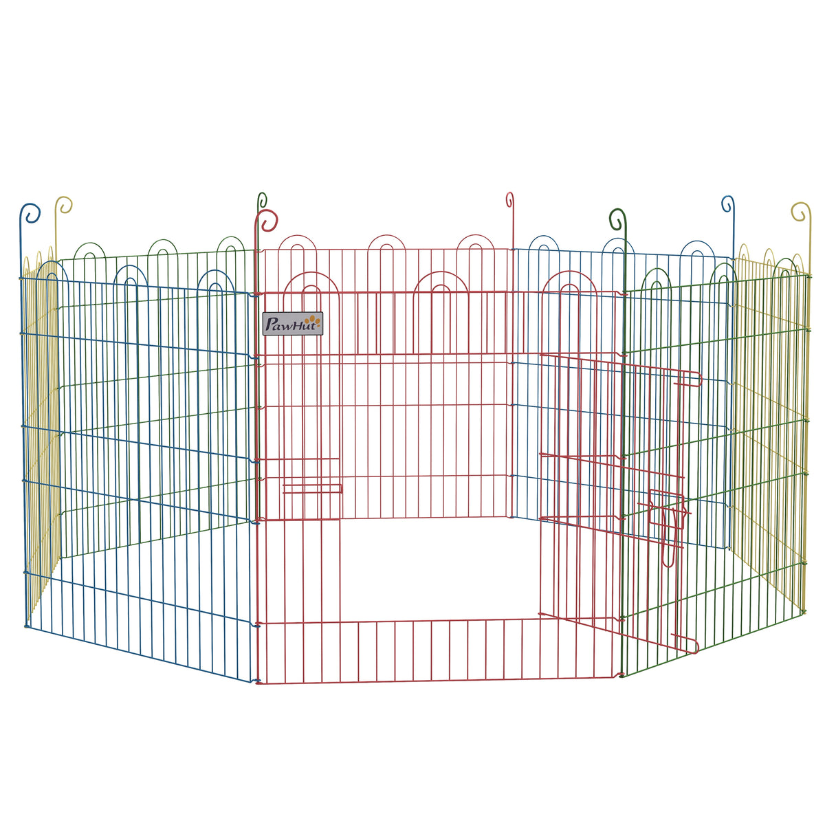 Eight-Panel Pet Playpen with Door – 60cm High