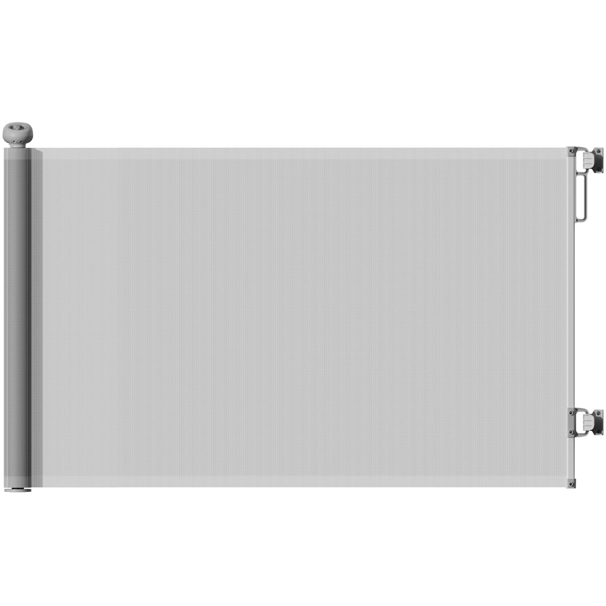 Retractable Dog Gate – Grey, Up to 140cm
