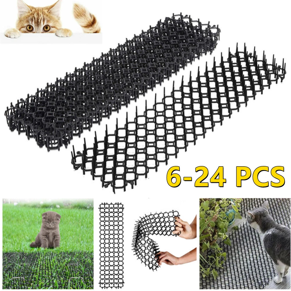 Animal Deterrent Spike Mats – 6-Pack