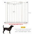 Auto-Close Metal Pet Gate – 74–87cm, 78cm High
