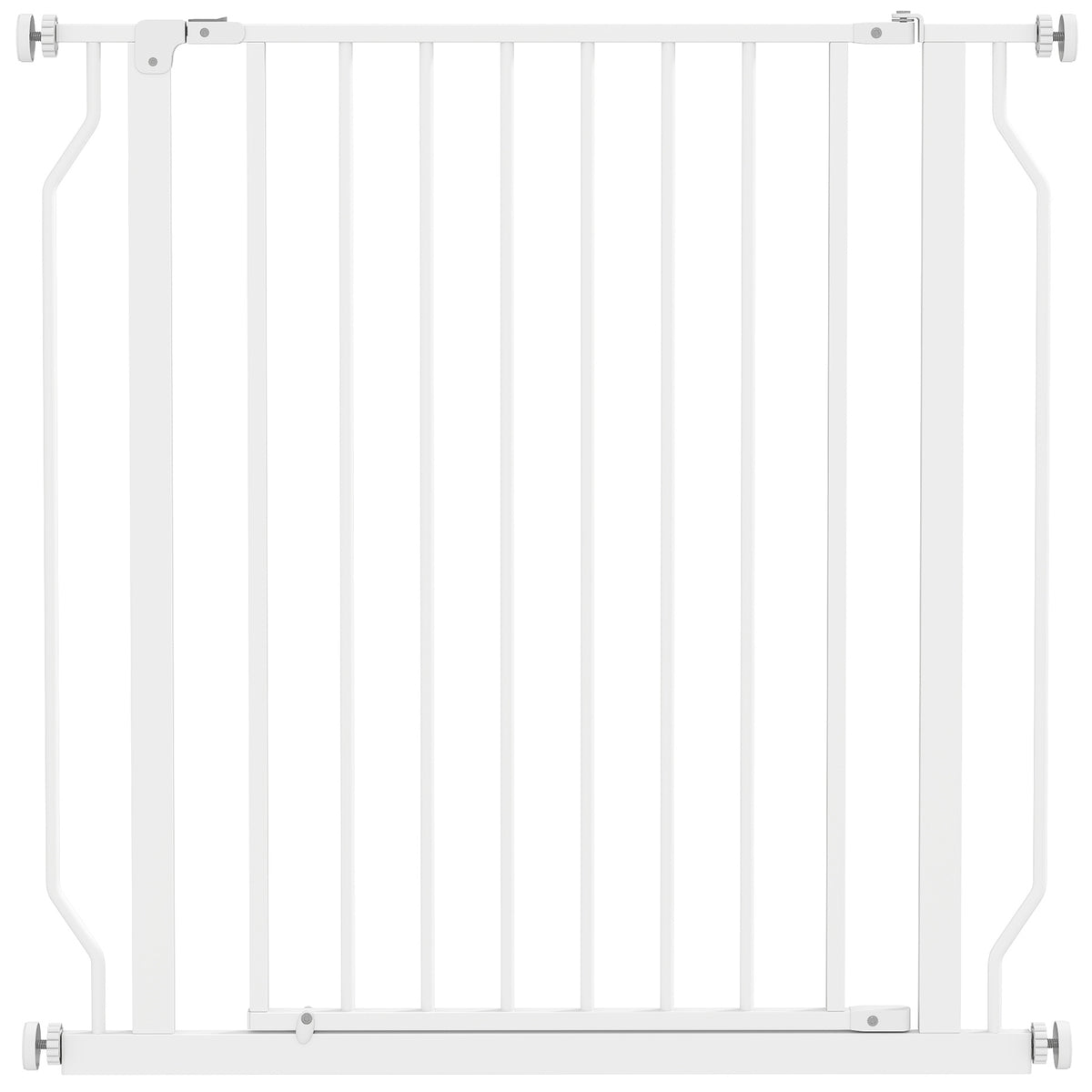 Pressure-Fit Pet Gate – White, 75–85cm Wide