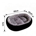 Soft Fleece Pet Bed for Dogs & Cats – Size: 60 x 45 cm