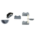 Wall-Mounted Cat Shelves with Scratching Post, Hammock & Nest – Grey, 4 Pieces