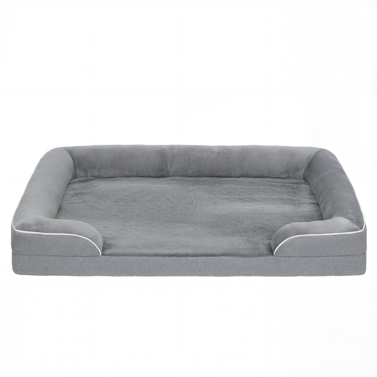 Dog Sofa Bed with Machine-Washable Cushion – Grey