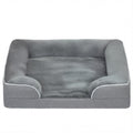 Dog Sofa Bed with Removable Washable Cushion & Non-Slip Base – Grey