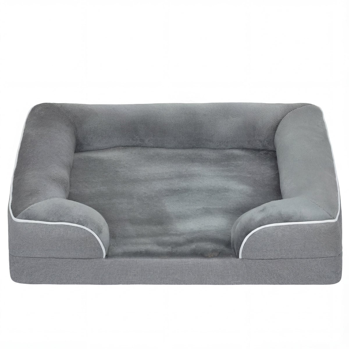 Dog Sofa Bed with Removable Washable Cushion & Non-Slip Base – Grey