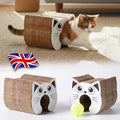 Accordion Cardboard Cat Scratcher with Ball Track – 1 Piece – Quantity: 1pcs