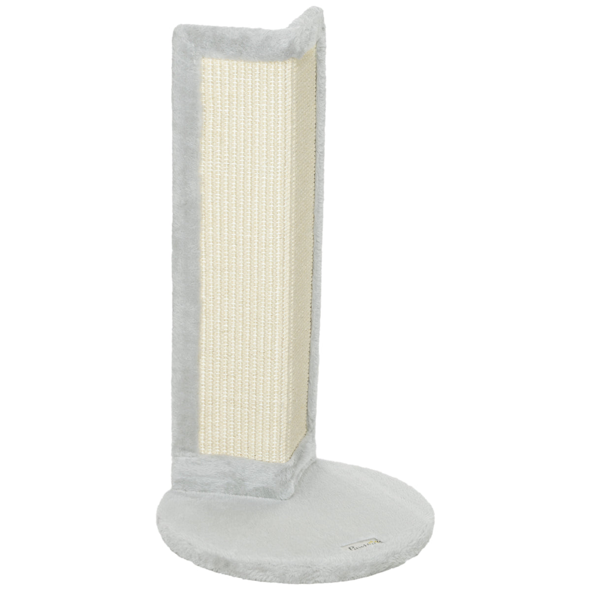 PawHut Corner Cat Scratching Post with Sisal Pad – Grey, 56cm – Style: A