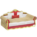 Cardboard Cat Scratcher Sofa Bed with Catnip – 58cm