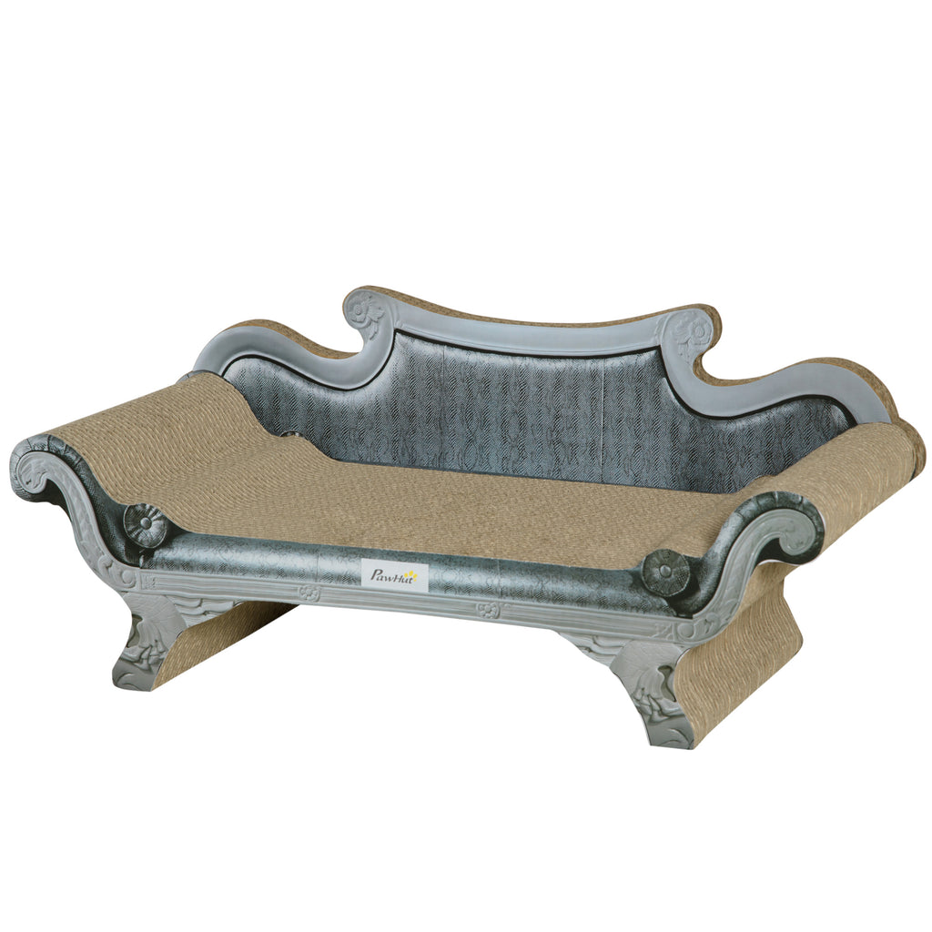 Cardboard Cat Scratcher Lounger – 60 × 29 × 26.5cm