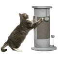 Corner Cat Scratching Post with Play Balls – Grey, 58cm