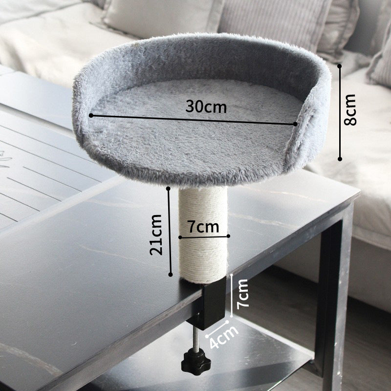 Clamp-On Cat Hammock Perch with Removable Washable Pad – Quantity: 1set