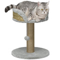 Cat Tree Tower with Scratching Posts – Grey