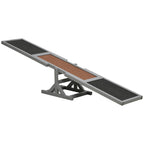 Wooden Dog Agility Seesaw with Non-Slip Surface – Grey