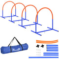 Four-Piece Portable Dog Agility Set – Blue