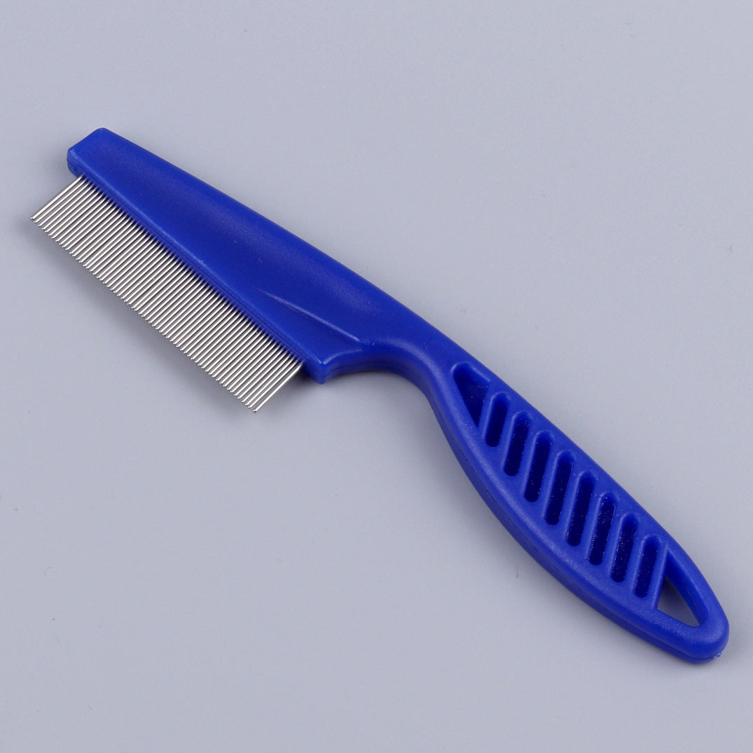Blue flea comb