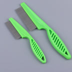 Green flea comb
