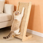 Sisal cat scratching ramp for floor or vertical use