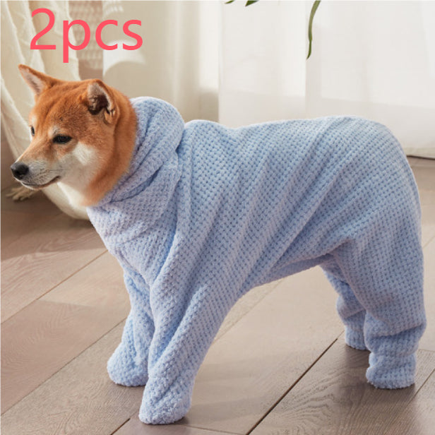 Two cotton pet towels