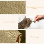 Cardboard cat scratcher sofa bed – image 4