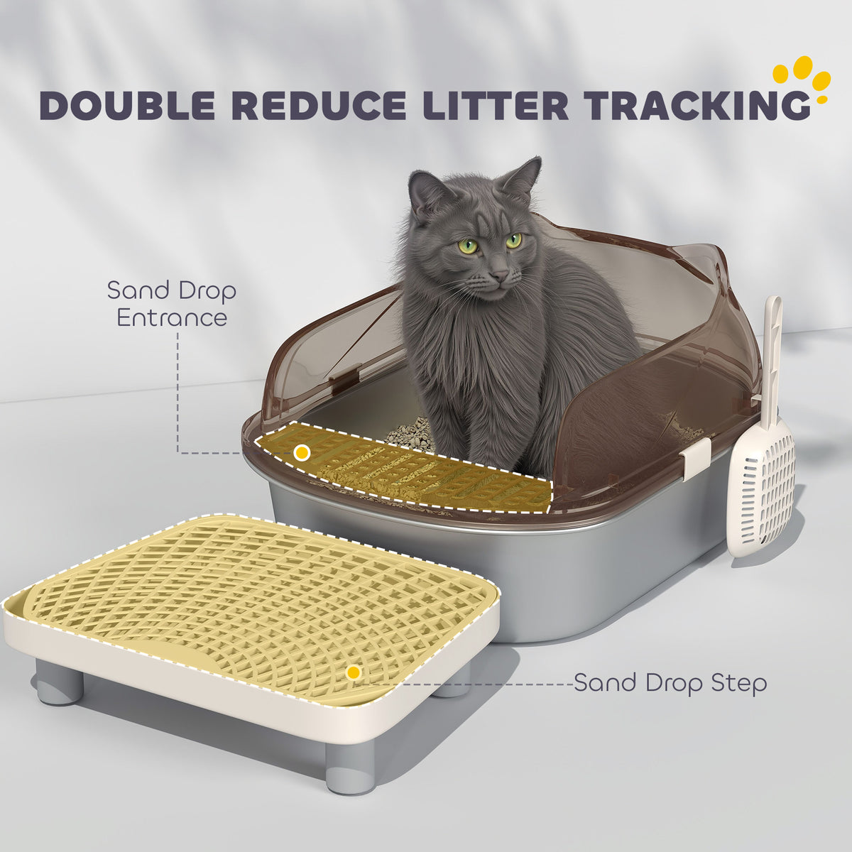 Stainless steel cat litter box – image 4
