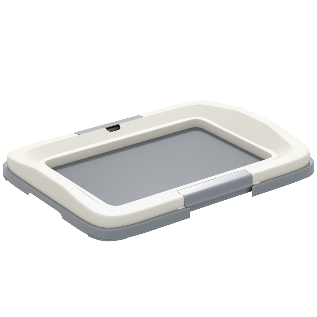 PawHut Dog Toilet Tray – Grey, 46.5cm – product view 1