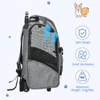 Pet travel backpack trolley – image 3