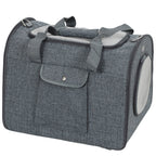 PawHut Soft Cat Carrier – Grey, 42cm – product view 1