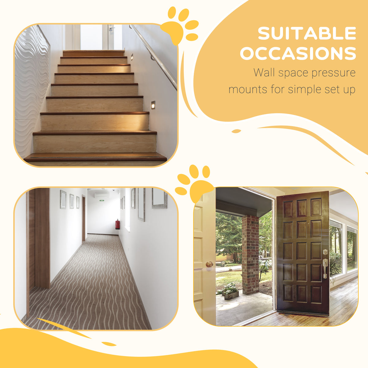 Pressure-fit auto-close dog gate – image 3