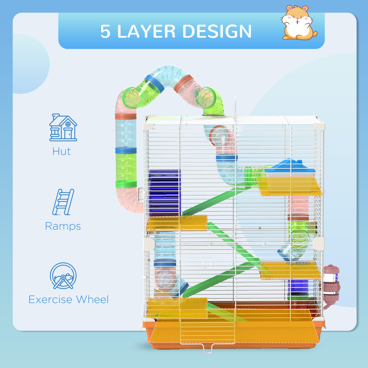 Five-tier hamster cage – image 3