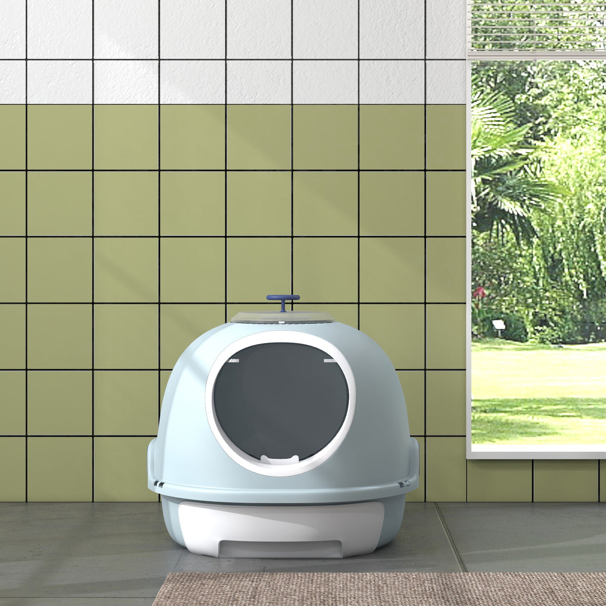 Enclosed cat litter box – image 2
