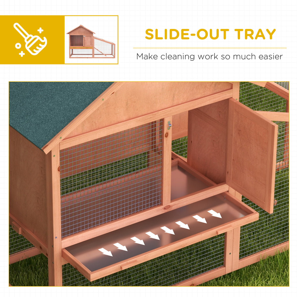 Two-tier rabbit hutch – image 3
