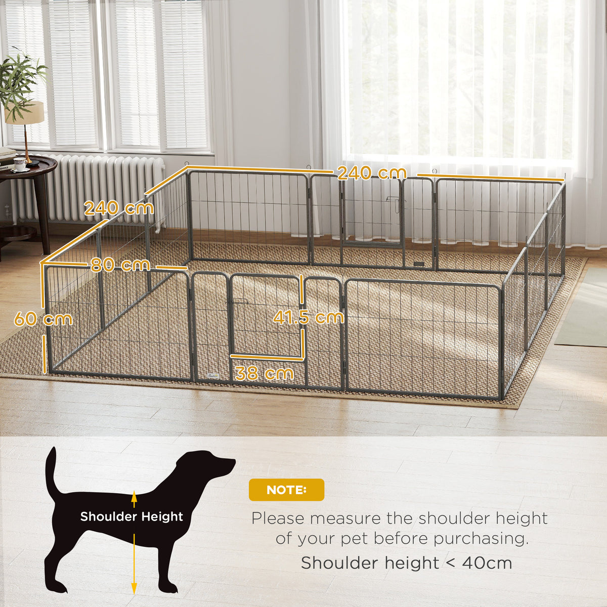 Silver puppy playpen – image 4