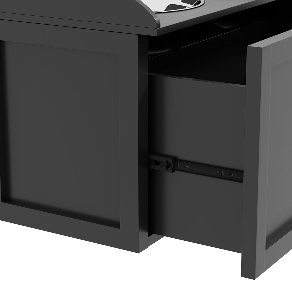 Raised dog feeding station – image 3
