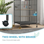 Grey bird cage – image 2