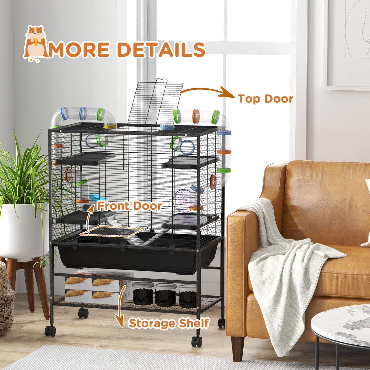 Large hamster and gerbil cage – image 1