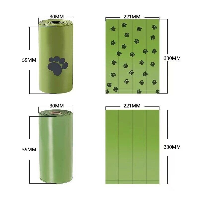 Dog waste bags with dispenser – image 3
