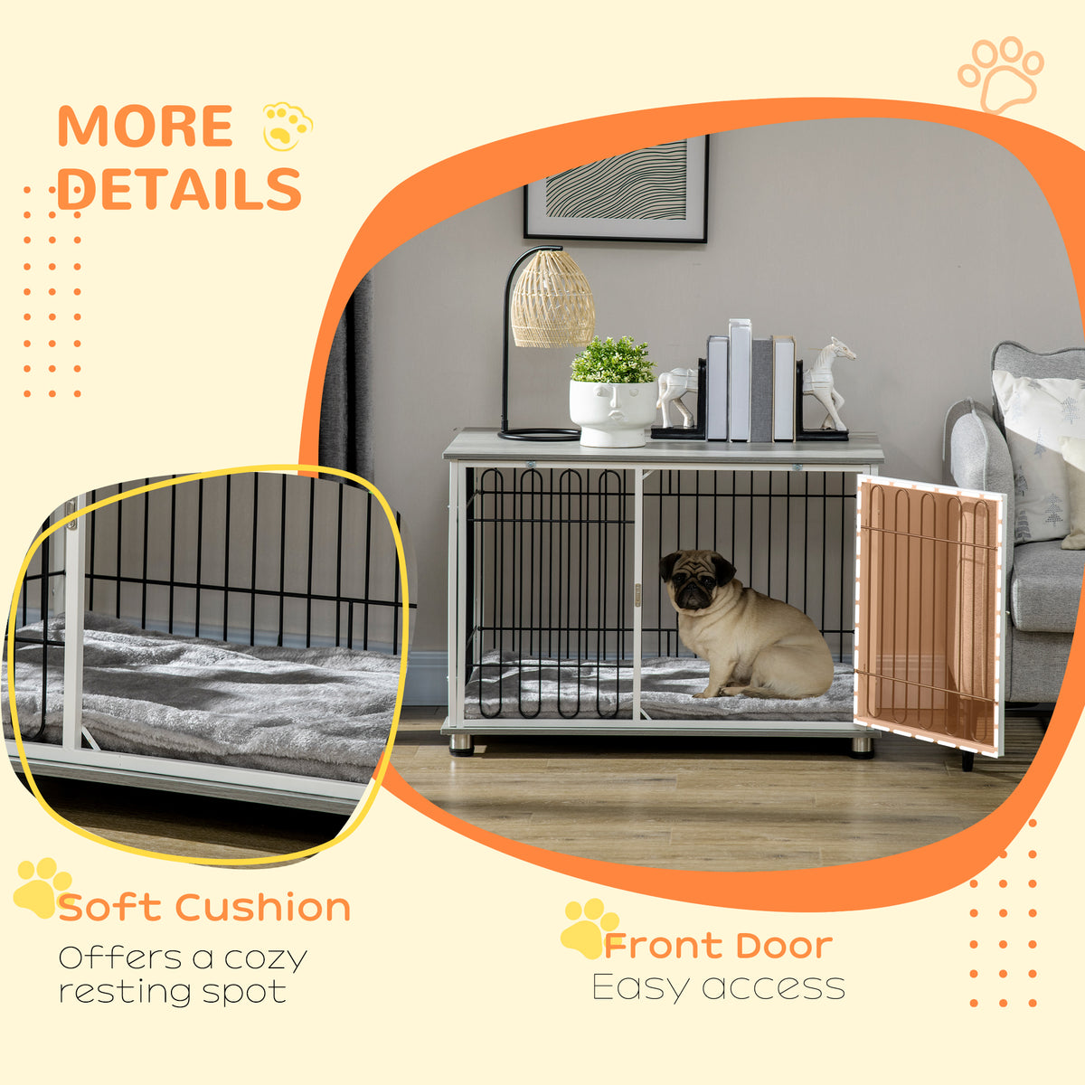 Dog crate side table – image 1