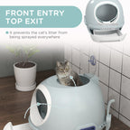 Enclosed cat litter box – image 4