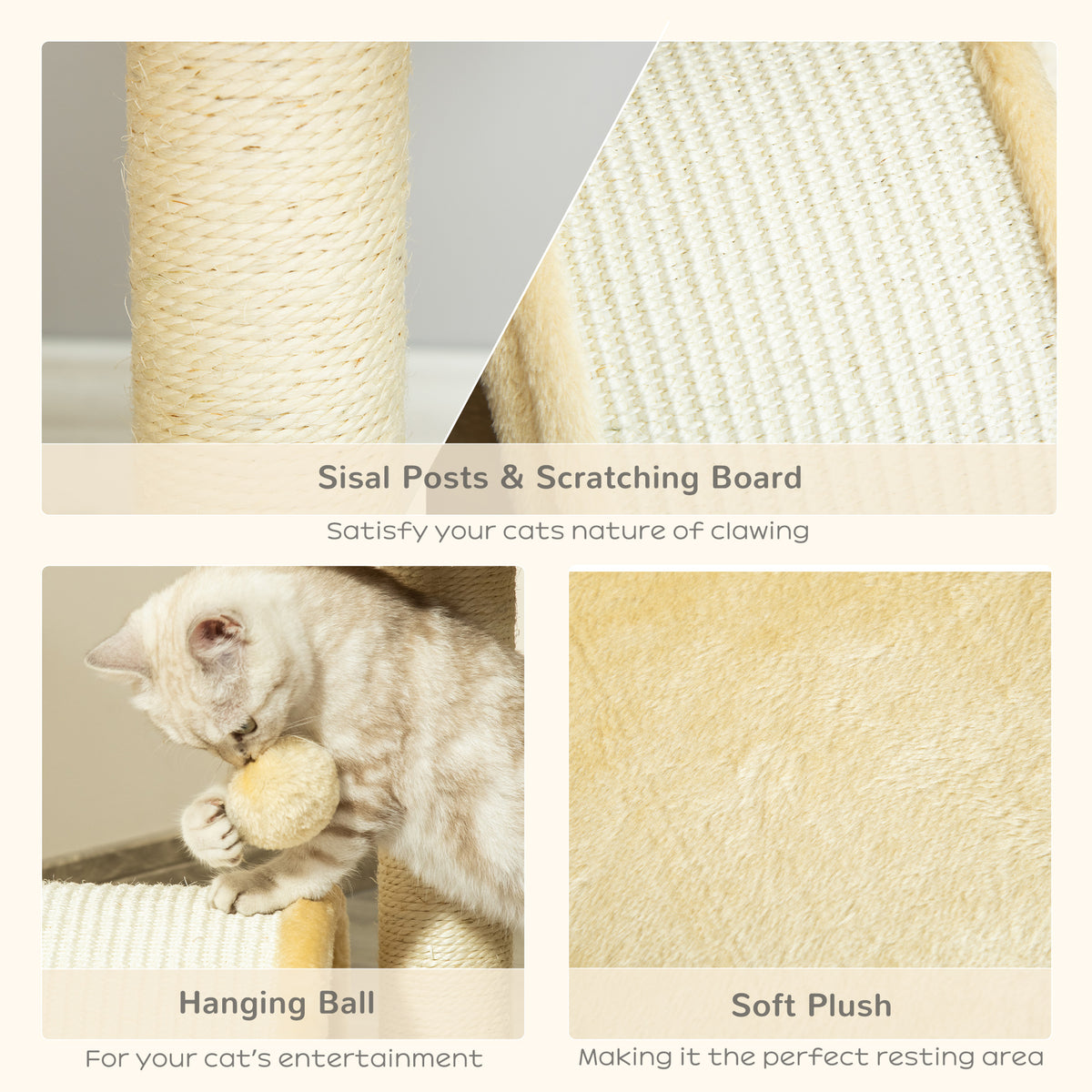 Beige cat tree – image 5