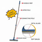 Pet Hair Rubber Broom with Adjustable Handle – product view 5