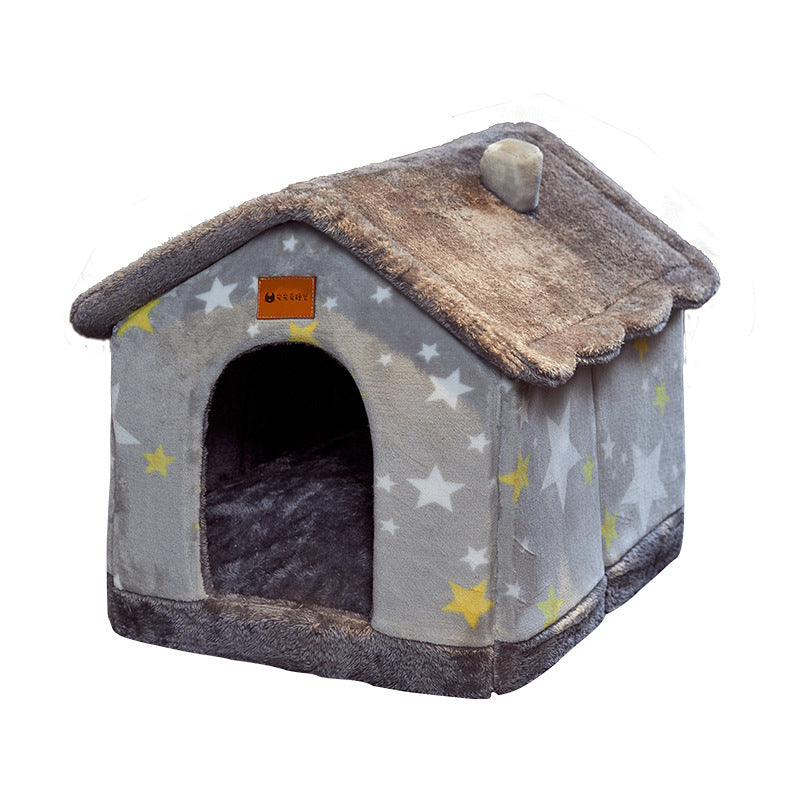 Foldable pet cave bed – image 3