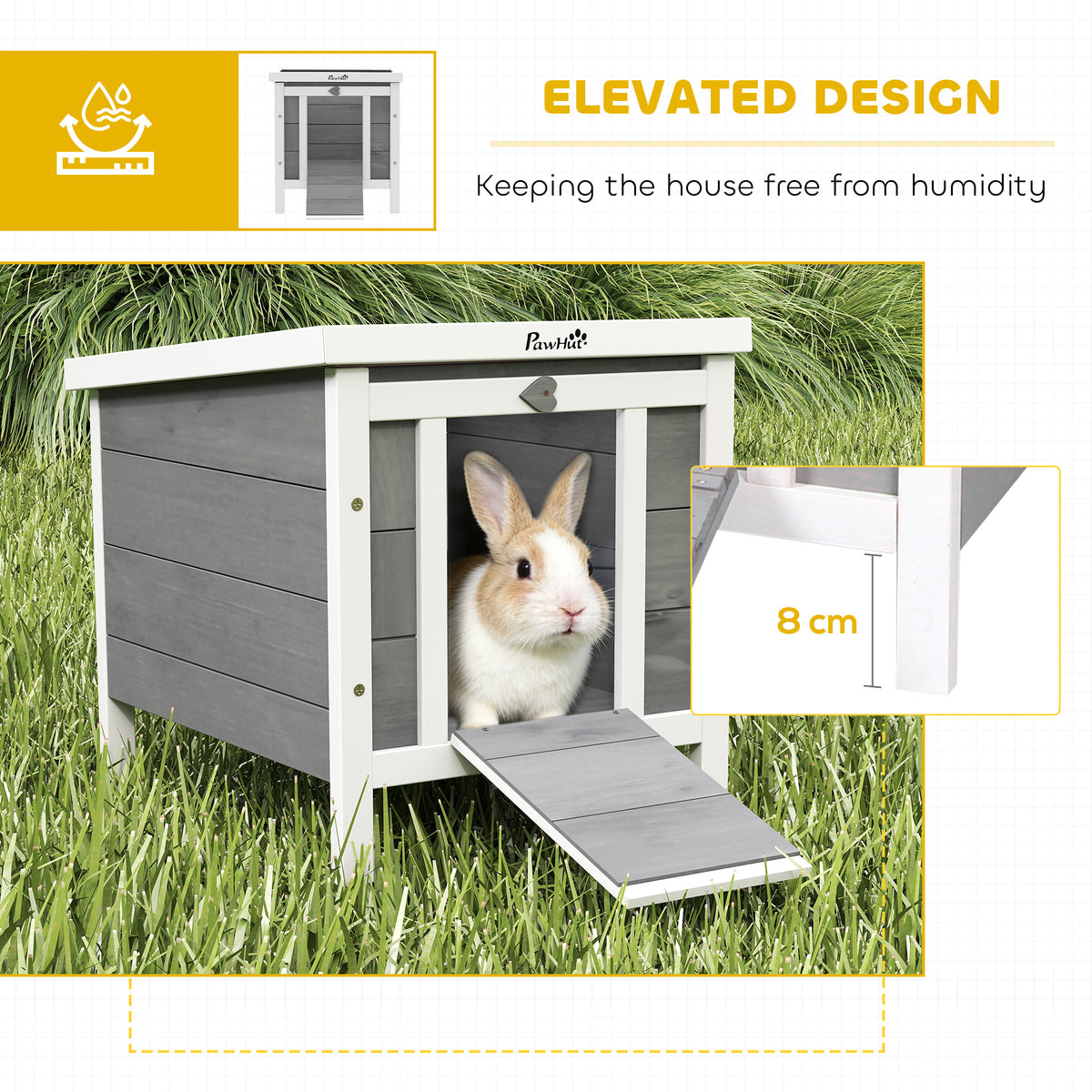 Wooden rabbit and guinea pig house – image 4