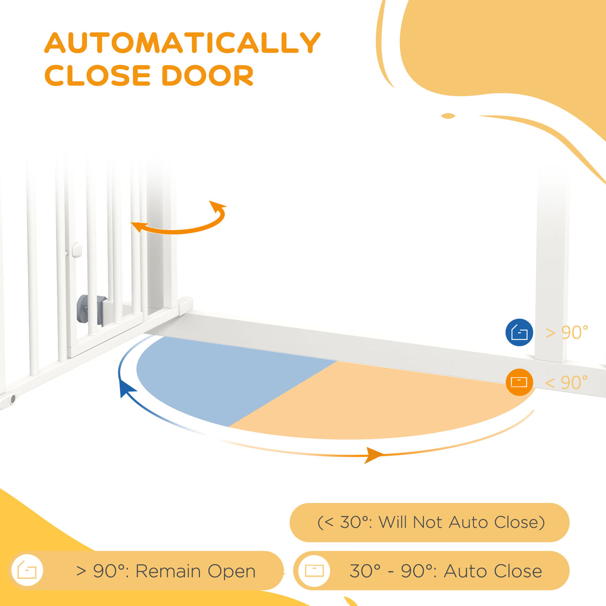 Auto-close dog gate – image 4