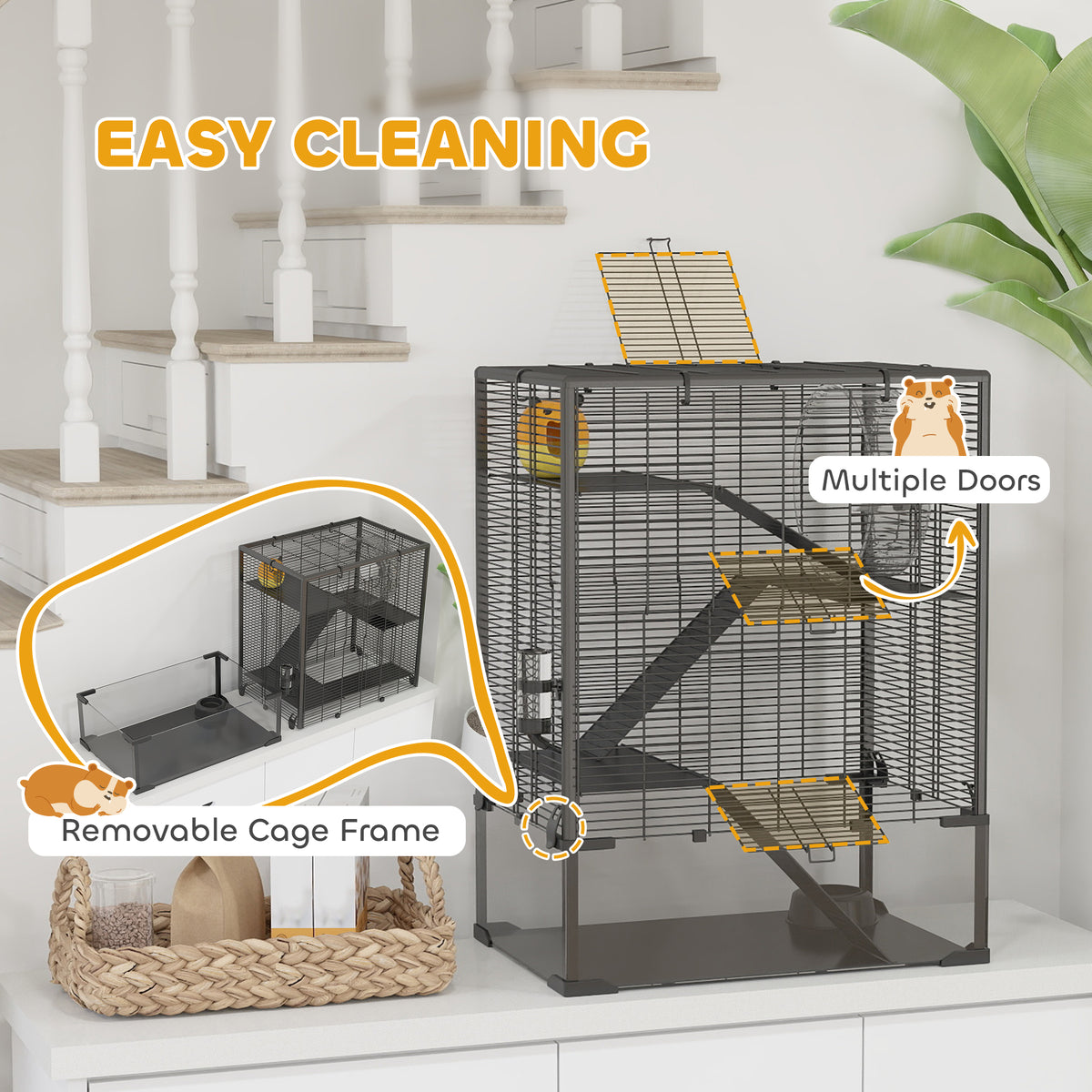 Four-tier hamster cage – image 3