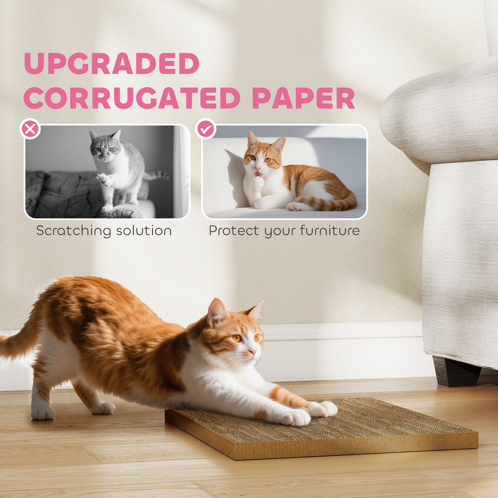 Cardboard cat house and scratching board – image 4