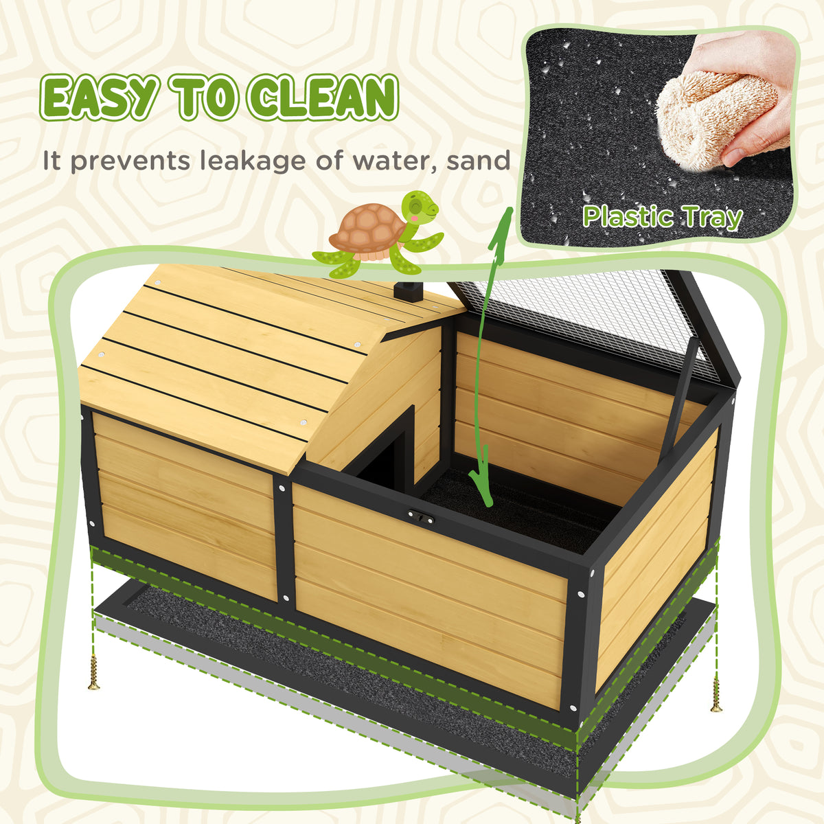 Wooden tortoise house – image 4