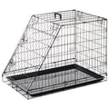 PawHut Folding Trapeze Dog Crate – 93cm – product view 1