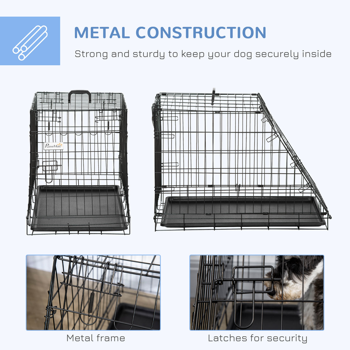 Collapsible dog travel crate – image 3
